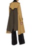 Back View - Click To Enlarge - SACAI - Chalk Stripe Hybrid Wool Trench Coat