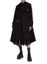 Figure View - Click To Enlarge - SACAI - Underlayer Silk Cotton Trench Coat