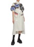 Figure View - Click To Enlarge - SACAI - Side Pleated Wool Midi Skirt