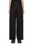 Main View - Click To Enlarge - SACAI - Belted Wide Leg Silk Cotton Trousers