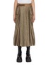 Main View - Click To Enlarge - SACAI - Pindowpane Pleated Midi Skirt