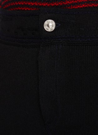  - BARRIE - Cashmere Denim Miniskirt