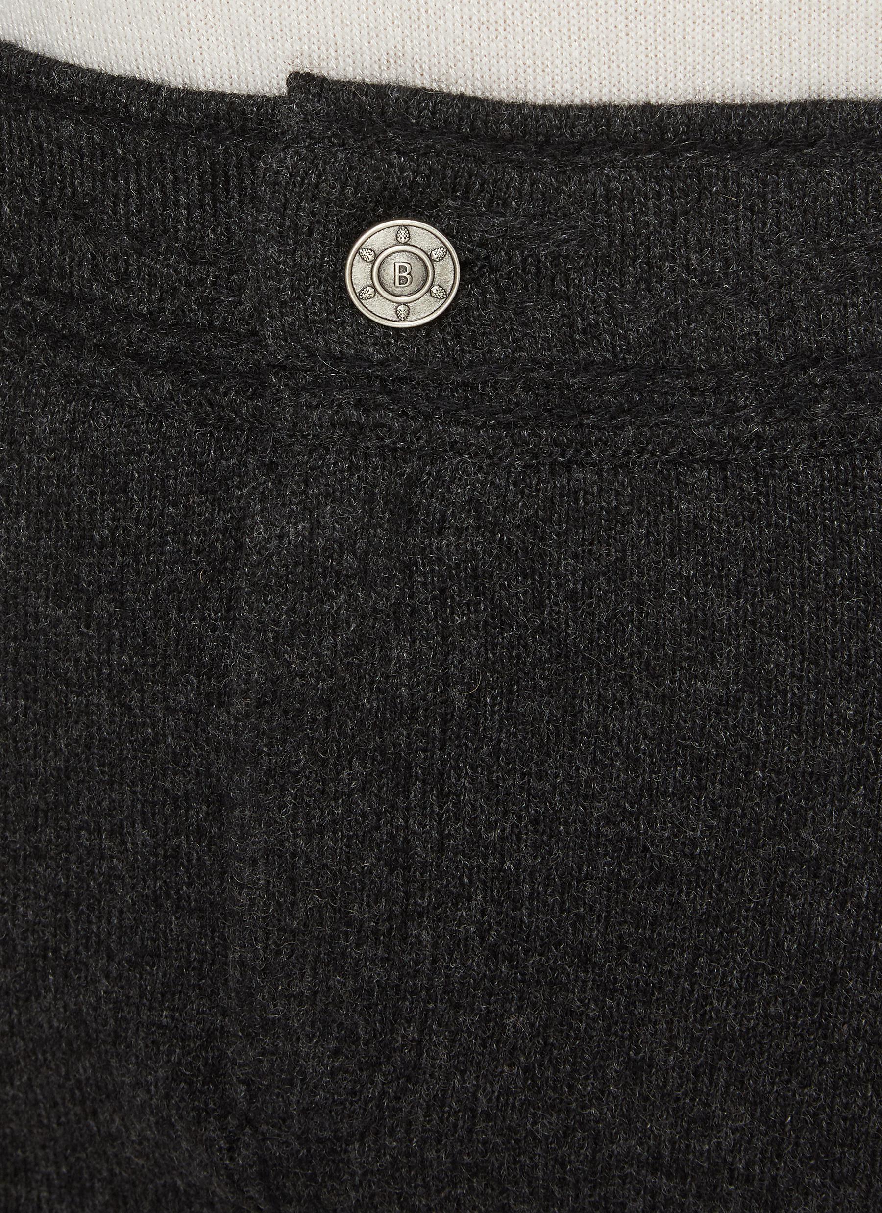 Cashmere Cotton Mini Denim Skirt - Thumbnail 4