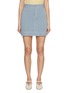 Main View - Click To Enlarge - BARRIE - Cashmere Cotton Mini Denim Skirt