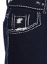  - BARRIE - Fringed Cashmere Cotton Denim Shorts