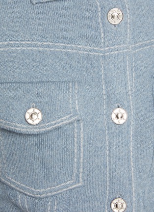  - BARRIE - Pocket Cashmere Cotton Denim Jacket