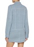Back View - Click To Enlarge - BARRIE - Pocket Cashmere Cotton Denim Jacket
