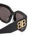 Detail View - Click To Enlarge - BALENCIAGA - Acetate Rectangle Sunglasses