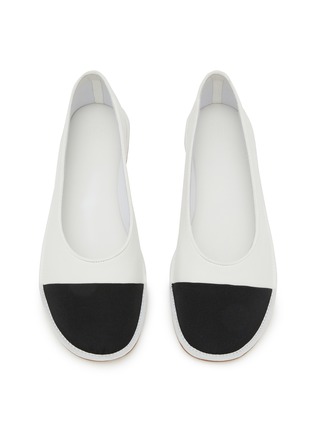 Detail View - Click To Enlarge - PEDDER RED - Nico Leather Ballerina Flats