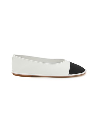 Main View - Click To Enlarge - PEDDER RED - Nico Leather Ballerina Flats