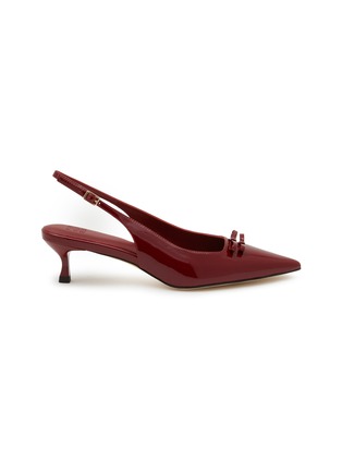Main View - Click To Enlarge - PEDDER RED - Lily 50 Leather Pumps