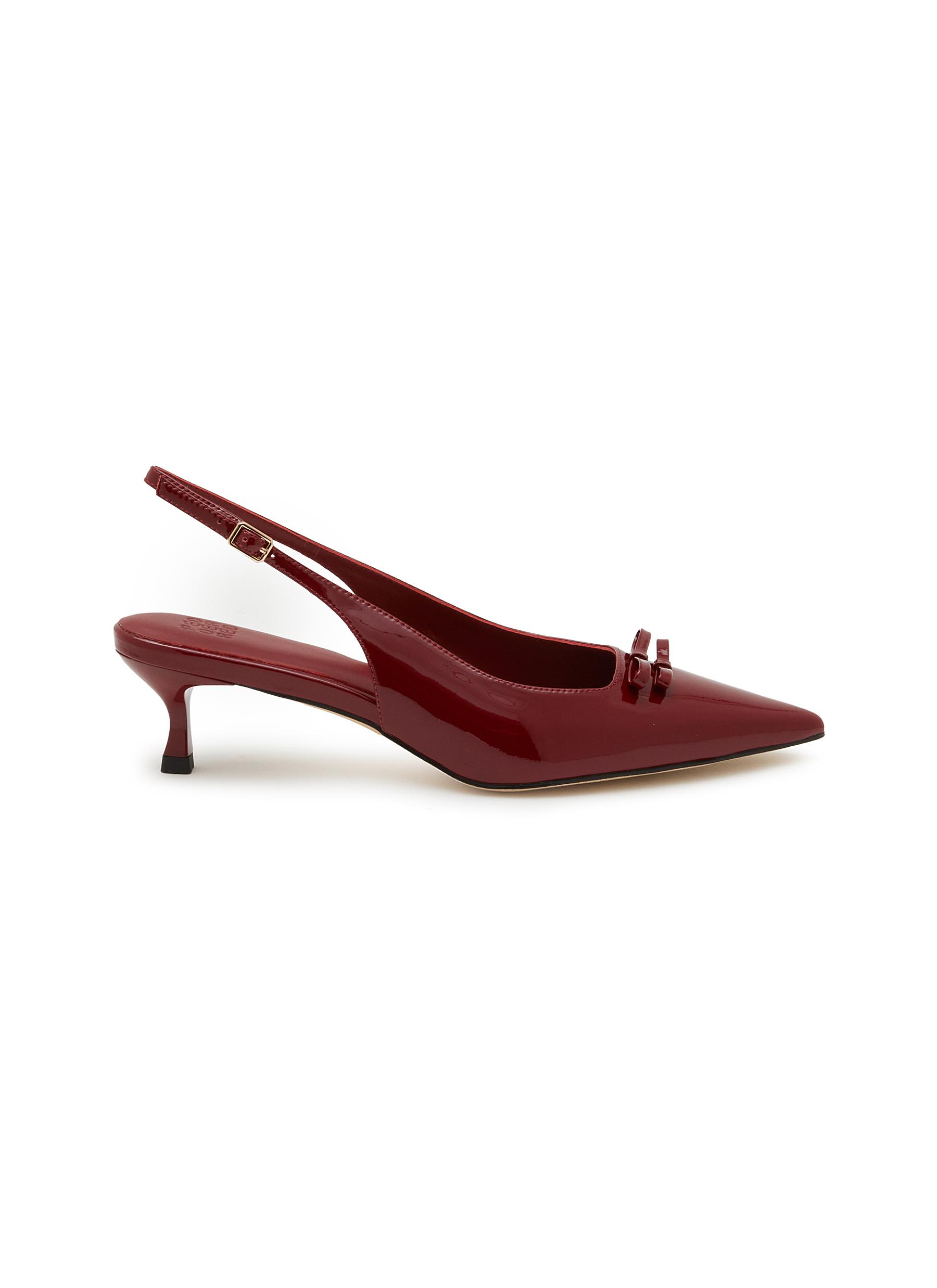 PEDDER RED | Lily 50 Leather Pumps | Women | Lane Crawford