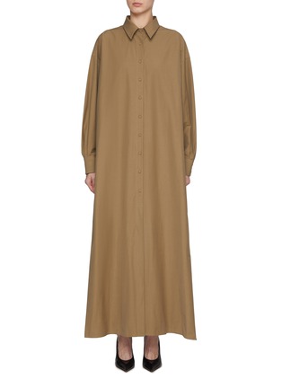 Main View - Click To Enlarge - ARMARIUM - Leo Cotton Blend Shirt Dress