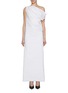 Main View - Click To Enlarge - ARMARIUM - Tiche Side Slit Cotton Blend Long Shirt Dress