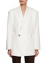 Main View - Click To Enlarge - ARMARIUM - Hubby Notch Lapel Cotton Blazer