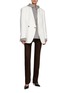 Figure View - Click To Enlarge - ARMARIUM - Hubby Notch Lapel Cotton Blazer