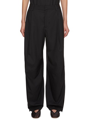 Main View - Click To Enlarge - ARMARIUM - Anteo Slit Sides Wool Pants