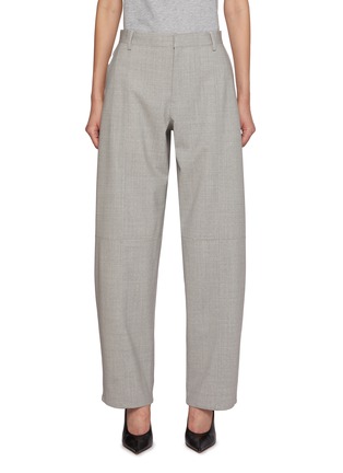 Main View - Click To Enlarge - ARMARIUM - Nilo Seamed Detailing Virgin Wool Blend Pants