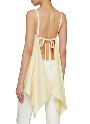 Back View - Click To Enlarge - ARMARIUM - Mirta Open Back Virgin Wool Top