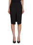 Main View - Click To Enlarge - ARMARIUM - Daria Slit Front Wool Skirt