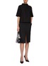 Figure View - Click To Enlarge - ARMARIUM - Daria Slit Front Wool Skirt