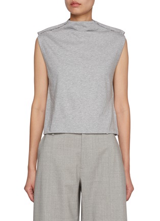 GANNI | Sheer Check Tie String Shirt | Women | Lane Crawford