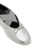 Detail View - Click To Enlarge - PEDDER RED - Bella Metallic Leather Ballerina Flats