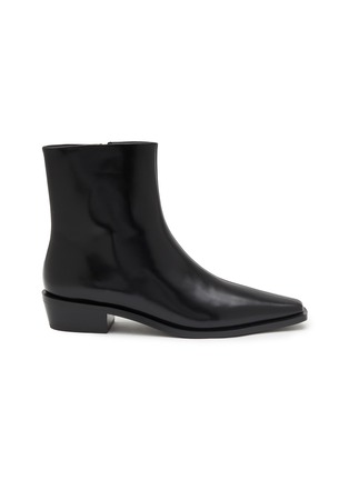 Main View - Click To Enlarge - PEDDER RED - Ace Leather Ankle Boots