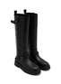 Detail View - Click To Enlarge - PEDDER RED - Julia Buckled Leather Tall Boots