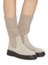 Figure View - Click To Enlarge - PEDDER RED - Joy Suede Ankle Boots
