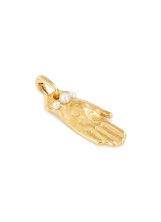 Detail View - Click To Enlarge - ALHAJA - Fatima 24K Gold Plated Brass Charm