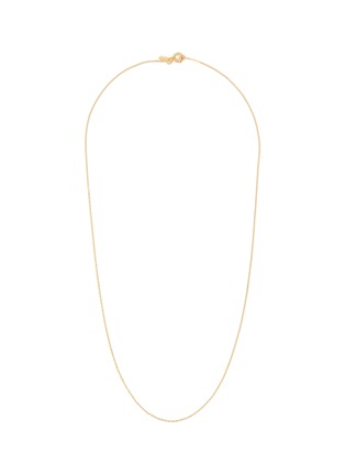 Main View - Click To Enlarge - ALHAJA - Roma 24K Gold Plated Brass Long Turquoise Stone Chain