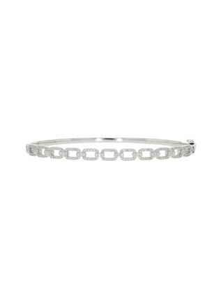 Main View - Click To Enlarge - LC COLLECTION JEWELLERY - Diamond 18K White Gold Bangle