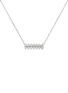 Main View - Click To Enlarge - LC COLLECTION JEWELLERY - Diamond 18K White Gold Necklace — 18"