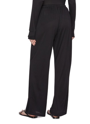 Back View - Click To Enlarge - THE ROW - Lanuit Elasticated Waist Silk Trousers
