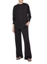 Figure View - Click To Enlarge - THE ROW - Lanuit Elasticated Waist Silk Trousers