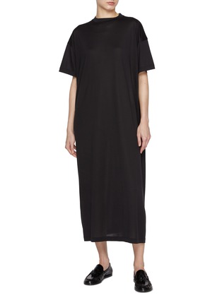 Figure View - Click To Enlarge - THE ROW - Simo Silk Dress