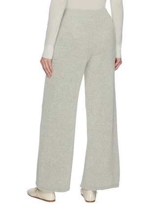 Back View - Click To Enlarge - CRUSH COLLECTION - Teddy Bouclé Casual Easy Trousers
