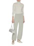 Figure View - Click To Enlarge - CRUSH COLLECTION - Teddy Bouclé Casual Easy Trousers
