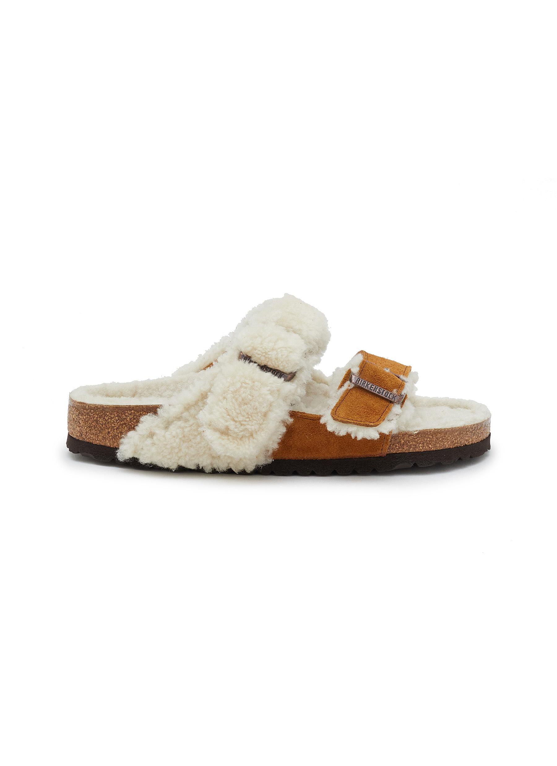 Fur birkenstock sandals hot sale