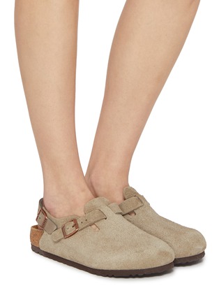 Figure View - Click To Enlarge - BIRKENSTOCK - Tokio Leve Suede Clogs