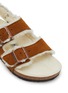 Detail View - Click To Enlarge - BIRKENSTOCK - Milano Suede Shearling Sandals