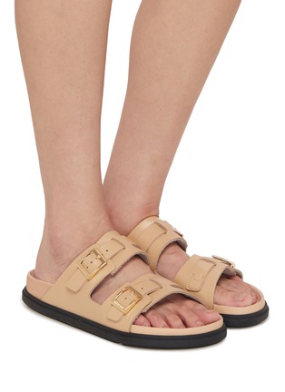 Figure View - Click To Enlarge - BIRKENSTOCK - St Barths Leather Sandals