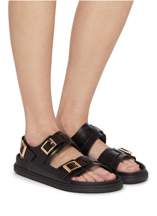 Figure View - Click To Enlarge - BIRKENSTOCK - Cannes EXQ Leather Sandals