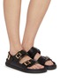 Figure View - Click To Enlarge - BIRKENSTOCK - Cannes EXQ Leather Sandals