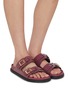 Figure View - Click To Enlarge - BIRKENSTOCK - St Barths Leather Sandals