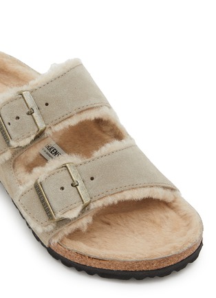 Detail View - Click To Enlarge - BIRKENSTOCK - Arizona Suede Sandals