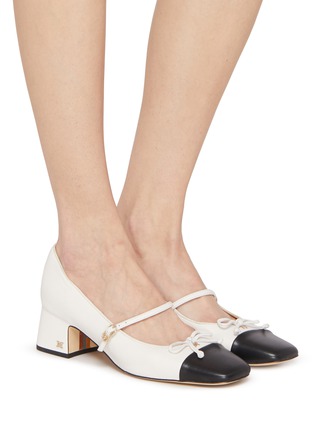 Figure View - Click To Enlarge - SAM EDELMAN - Thora 50 Leather Mary Jane Pumps