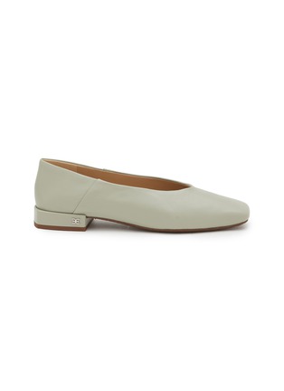 Main View - Click To Enlarge - SAM EDELMAN - Kasy Leather Ballerina Flats