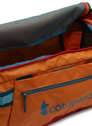 Detail View - Click To Enlarge - COTOPAXI - Allpa 70L Duffle Bag — Tamarindo/Abyss
